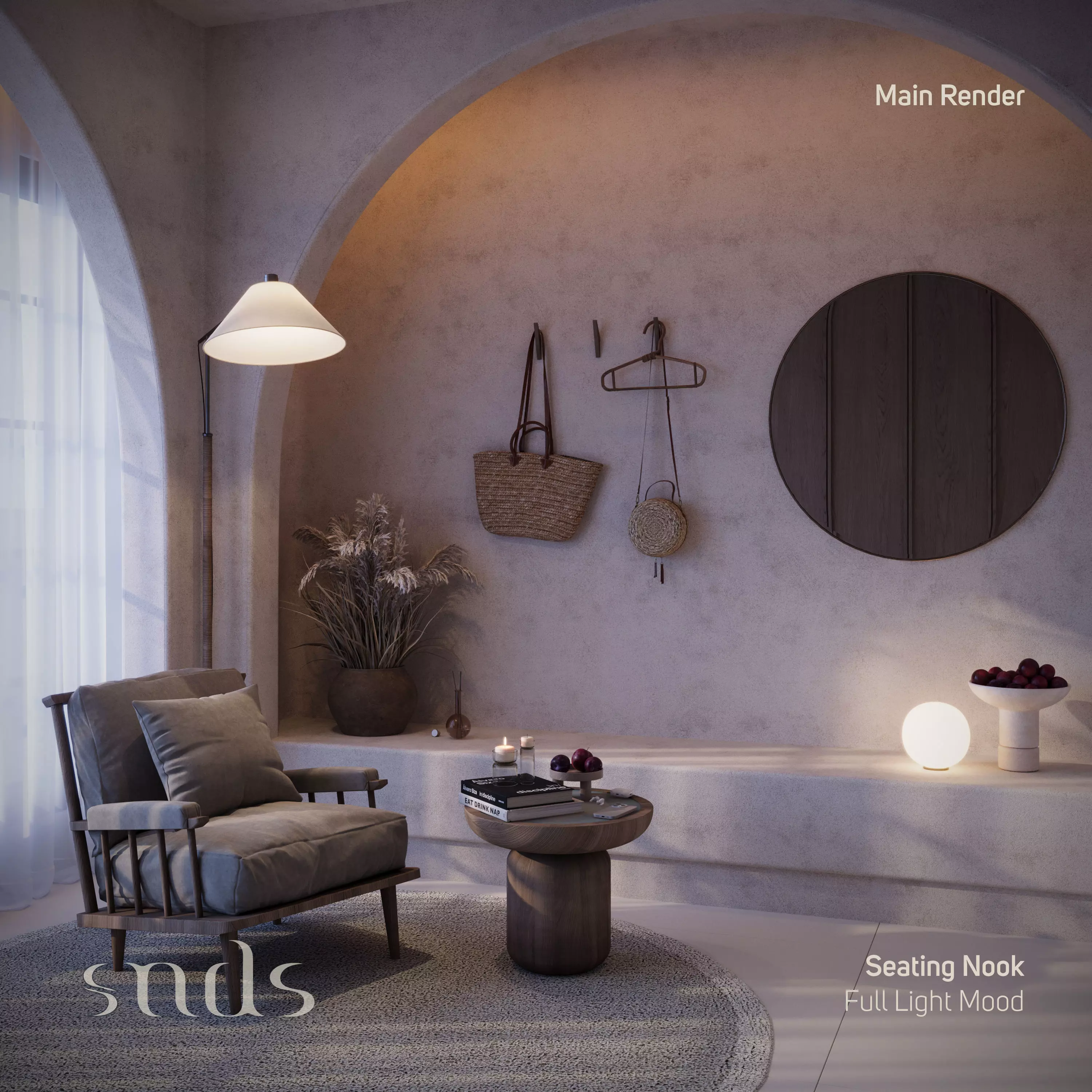 Seating Nook 3D model