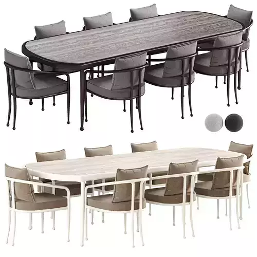 Andre Dining Chair and Table