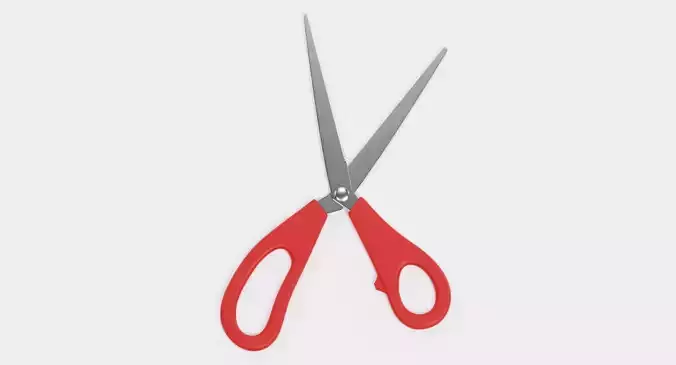 -Office Scissors -Rigged-