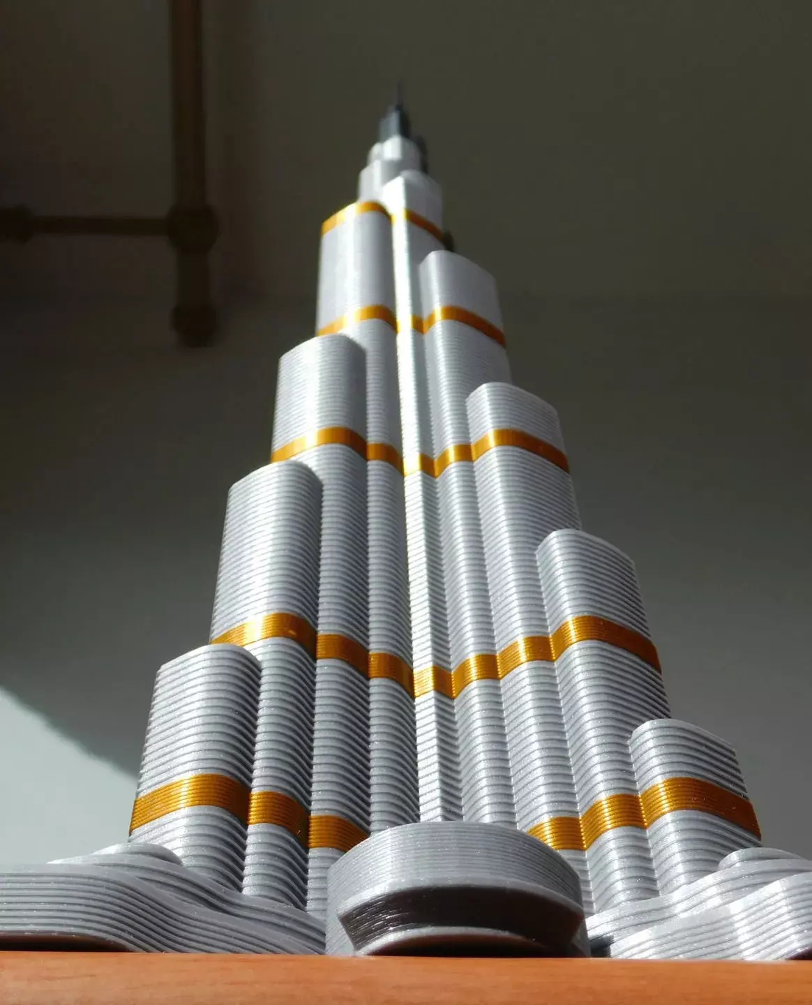 Burj Khalifa model 828mm tall 3D print model