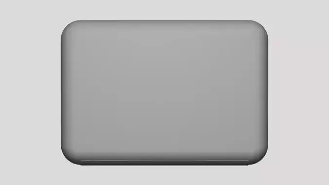 Food Packaging Box - Geometry Only No Textures No Materials