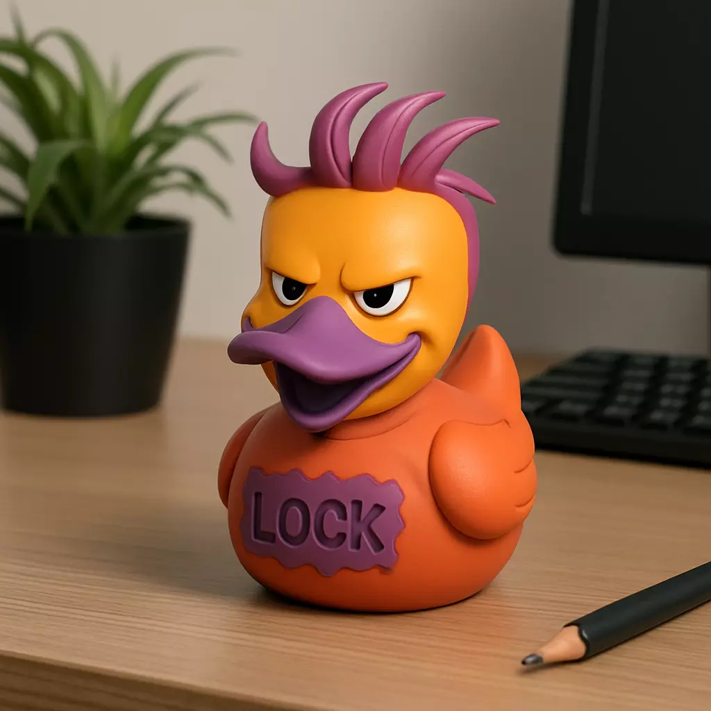 Rubber Duck - Lock - The Nightmare Before Christmas 3D print model