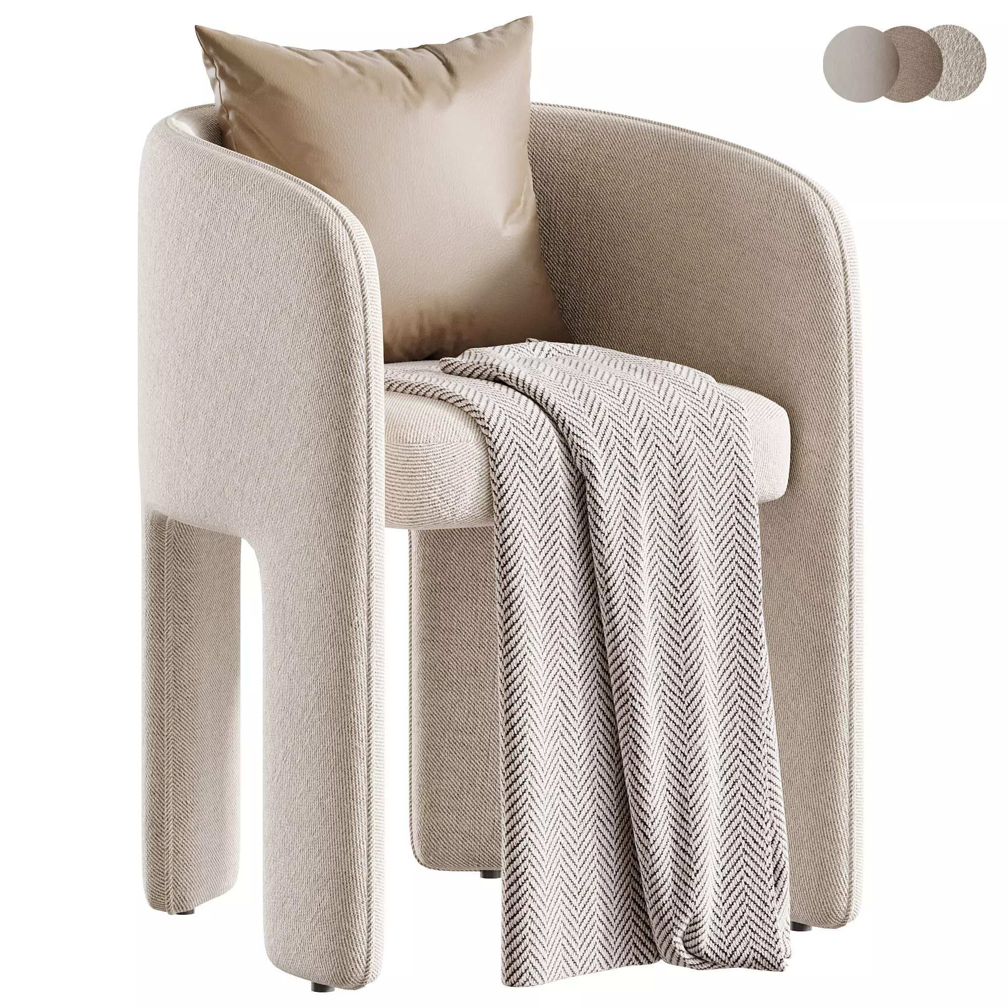Ditre Italia Cali chair 3D model