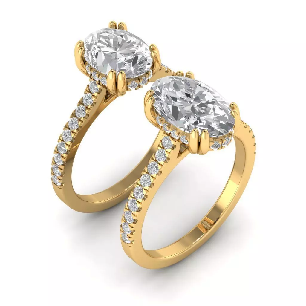 premium collection ring 002-JB-341 3D print model