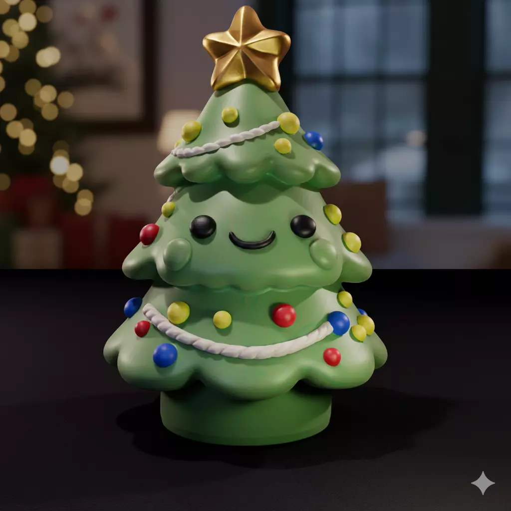 Christmas tree 3D Print Model 3D print model