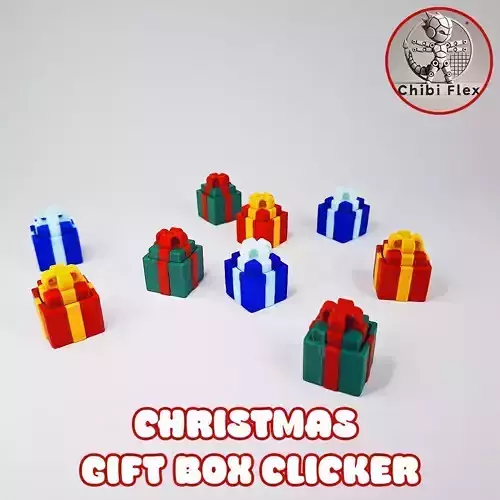 Christmas Gift Box Clicker - Clicker Fidget