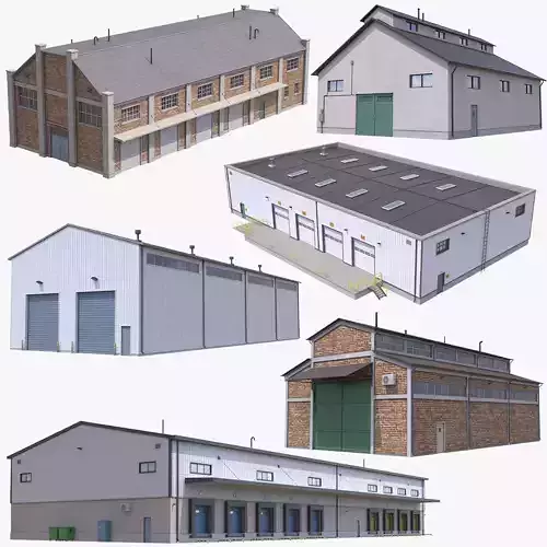 Industrial Buildings Collection PBR