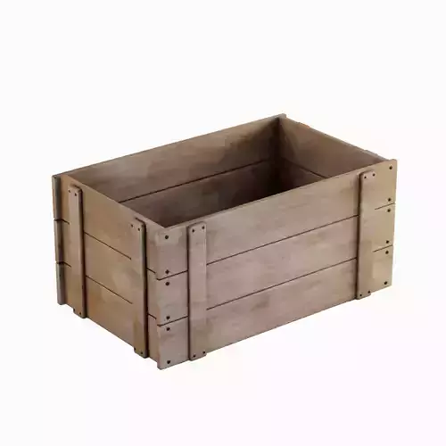 Large Wooden Crate 03