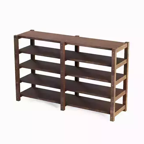 Long Pottery Shelf 04