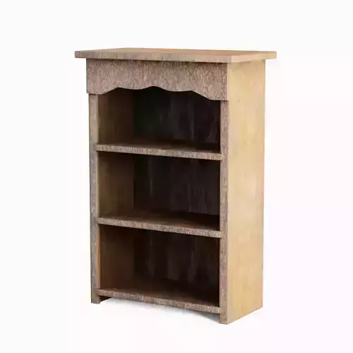 Rustic Bedside Bookshelf 04