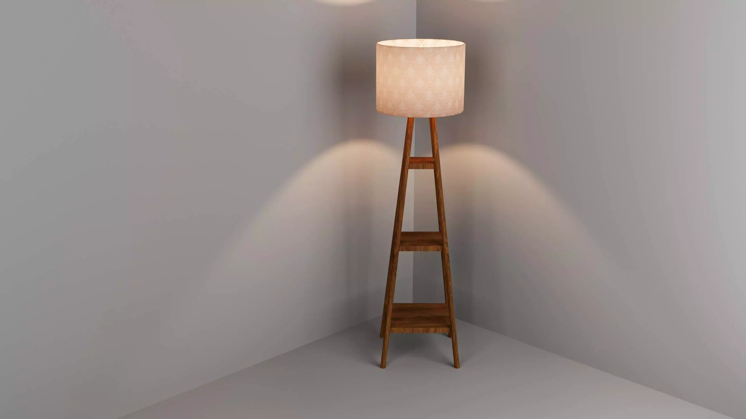 Corner Lamp Free 3D model