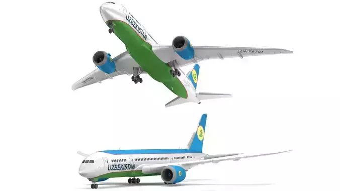 Boeing 787-8 passenger aircraft of Uzbekistan Airways