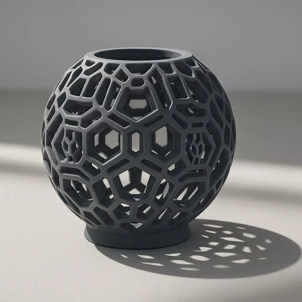 Geometric Lattice Organizer Sphere Free 3D print model