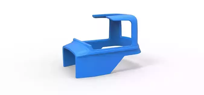 Shell of Vintage Supermodified stock car Version 3 Scale 1 to 25