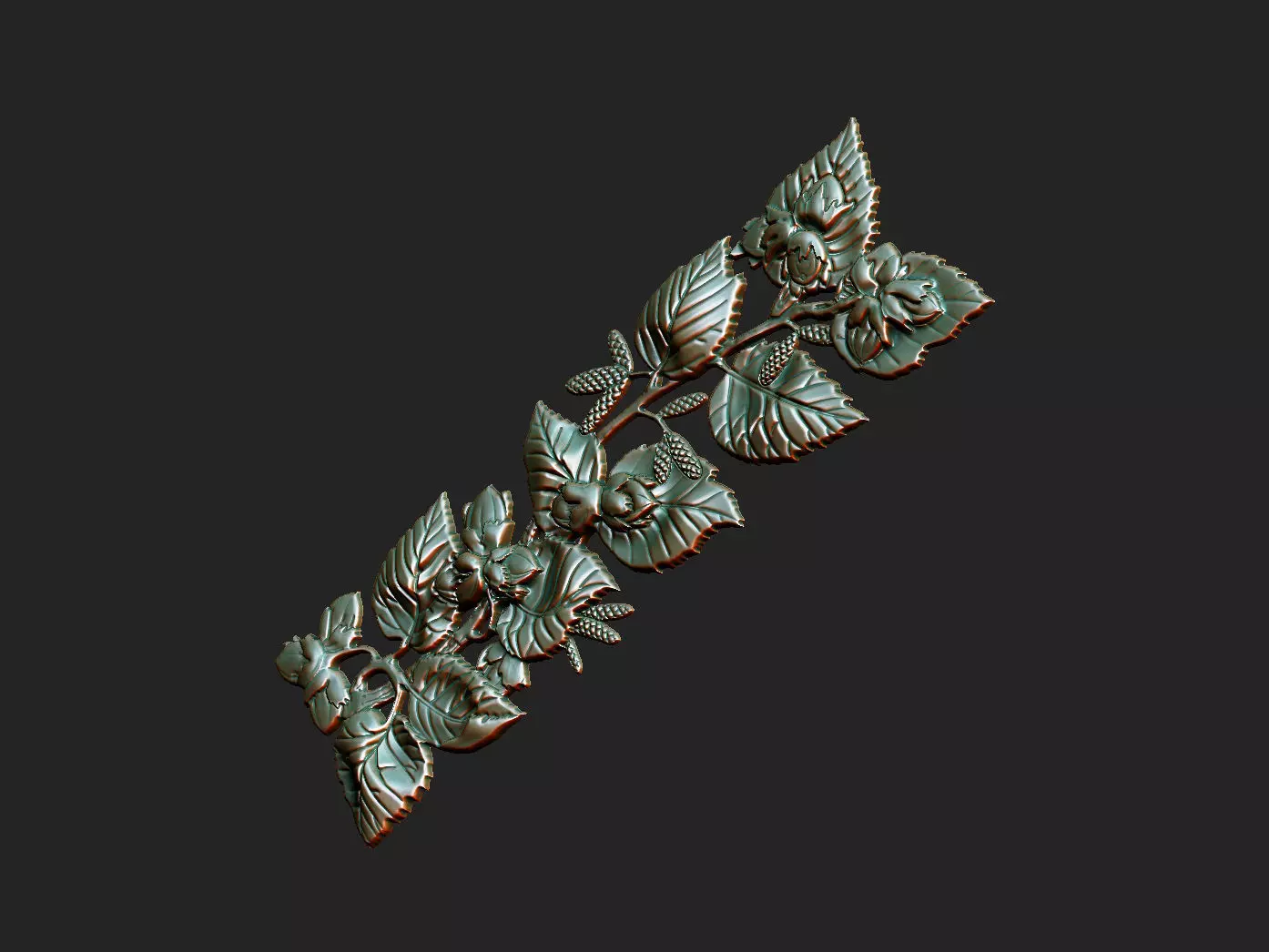 cnc laser art decor vintage gothic high detail home decoration 3D print model