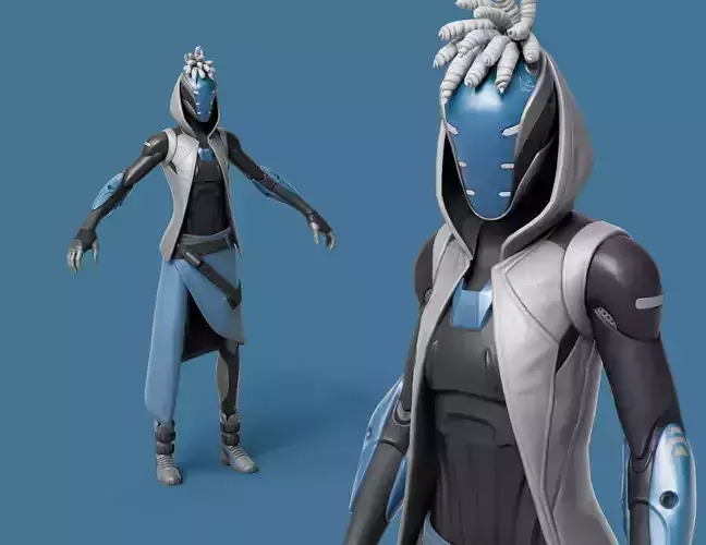 Sultura Cyberpunk Rigged Character