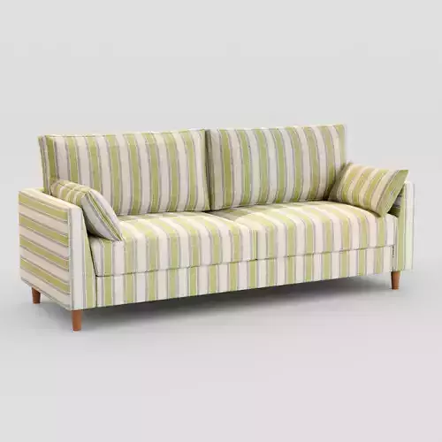 Modern 2-Seater Fabric Sofa