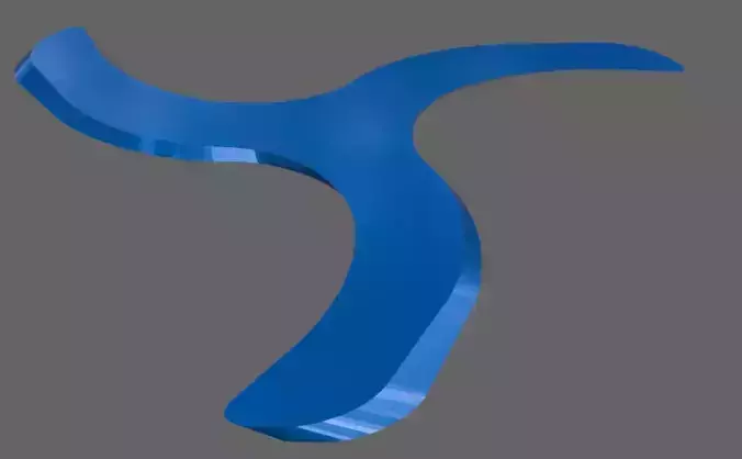 three winged boomerang 1 part