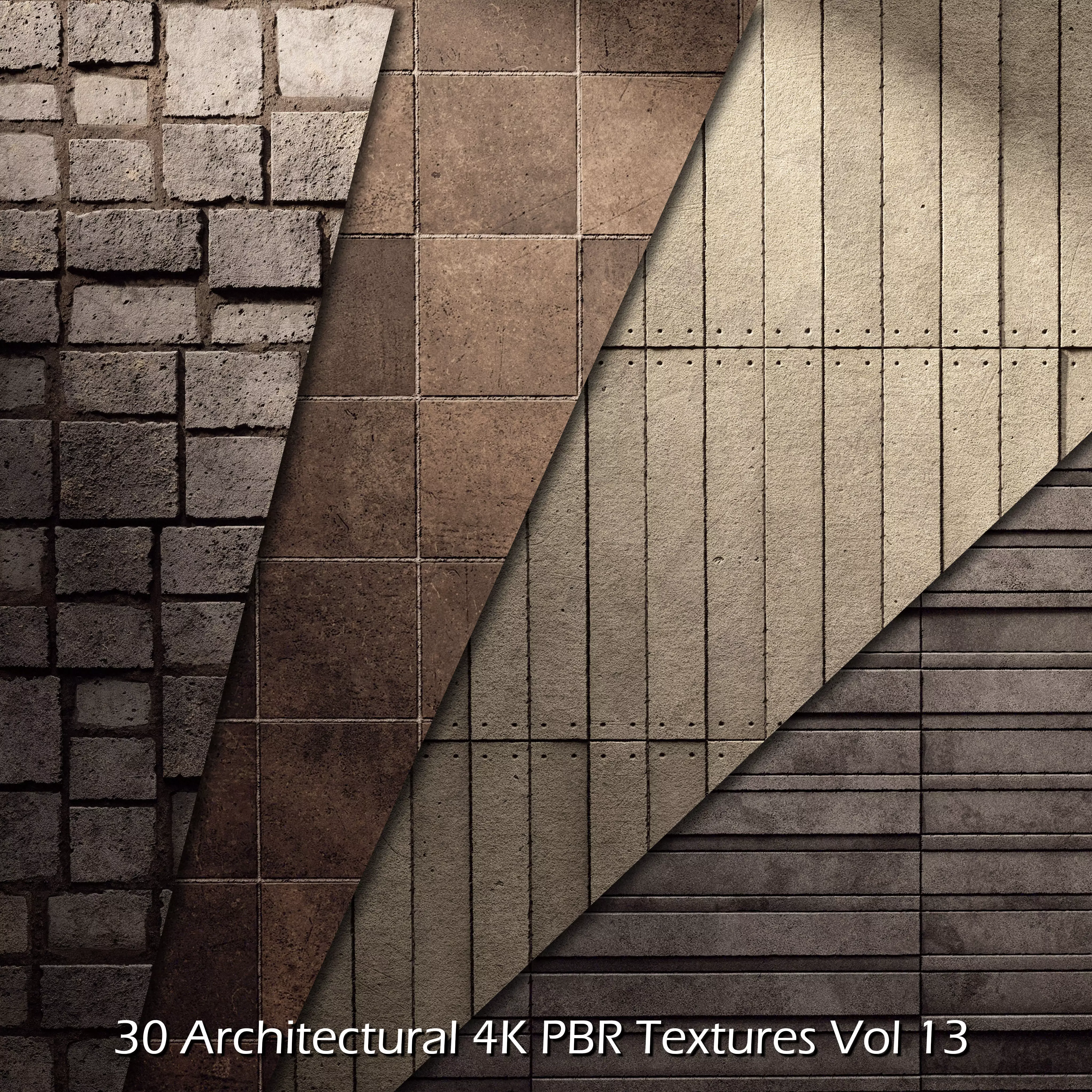 30 Architectural 4K PBR Textures Vol 13 Texture