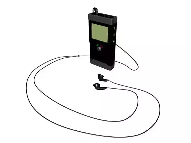 Mp3 Player 3D Model 3D model