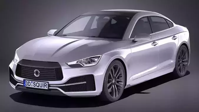 Generic Sedan 2017 3D model