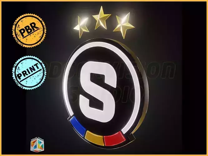 Sparta Pargue logo - Cinematic - 3D print 3D model