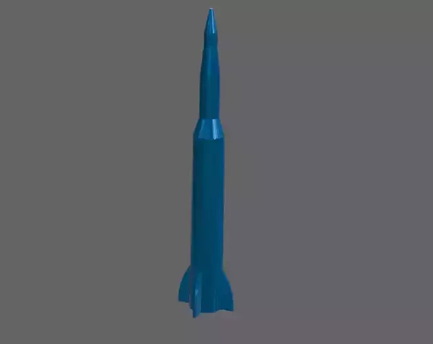 rocket ship model