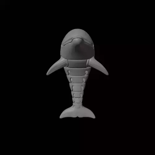 Dolphin Animal Figure 3D Print Model