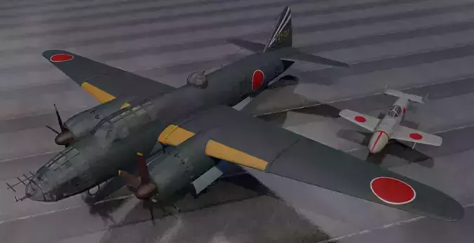 Mitsubishi G4M2 Betty  - with Yokosuka MXY7 Ohka