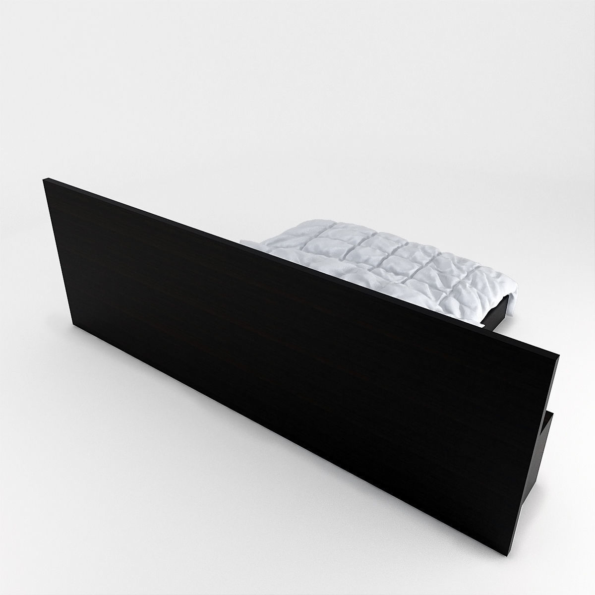 modern bed  3D model_1