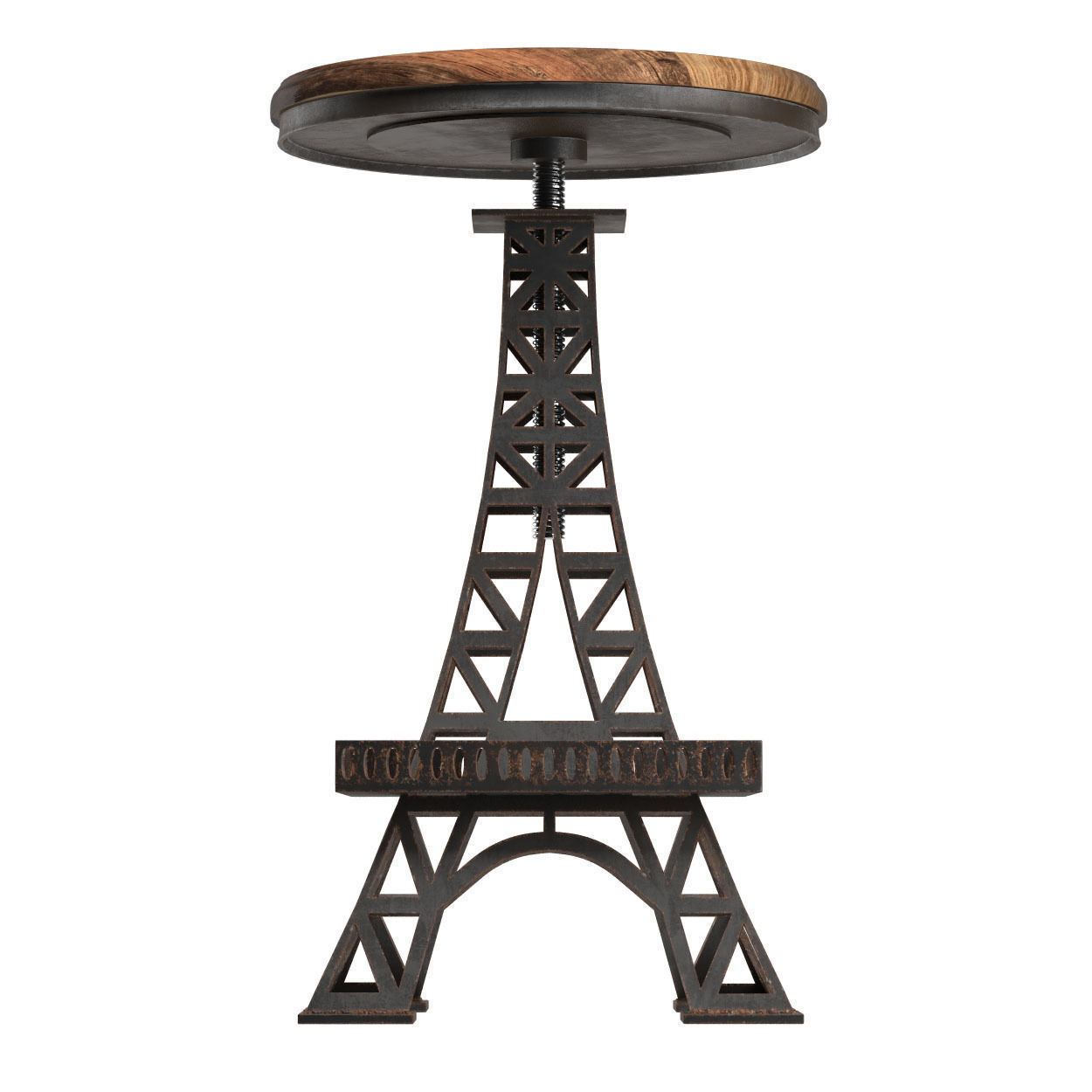 EIFFEL TOWER BAR STOOL 3D model animated | CGTrader
