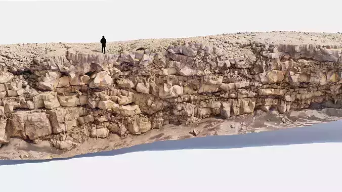 Cliff Rocky Scan PBR A 