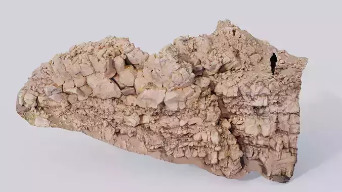 Cliff Rocky Scan PBR B