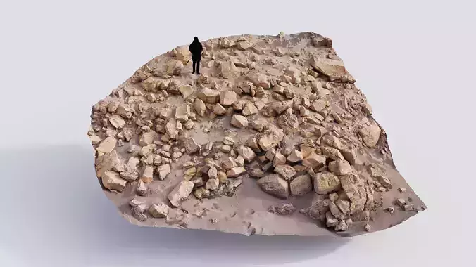Ground Rocks Scan PBR D