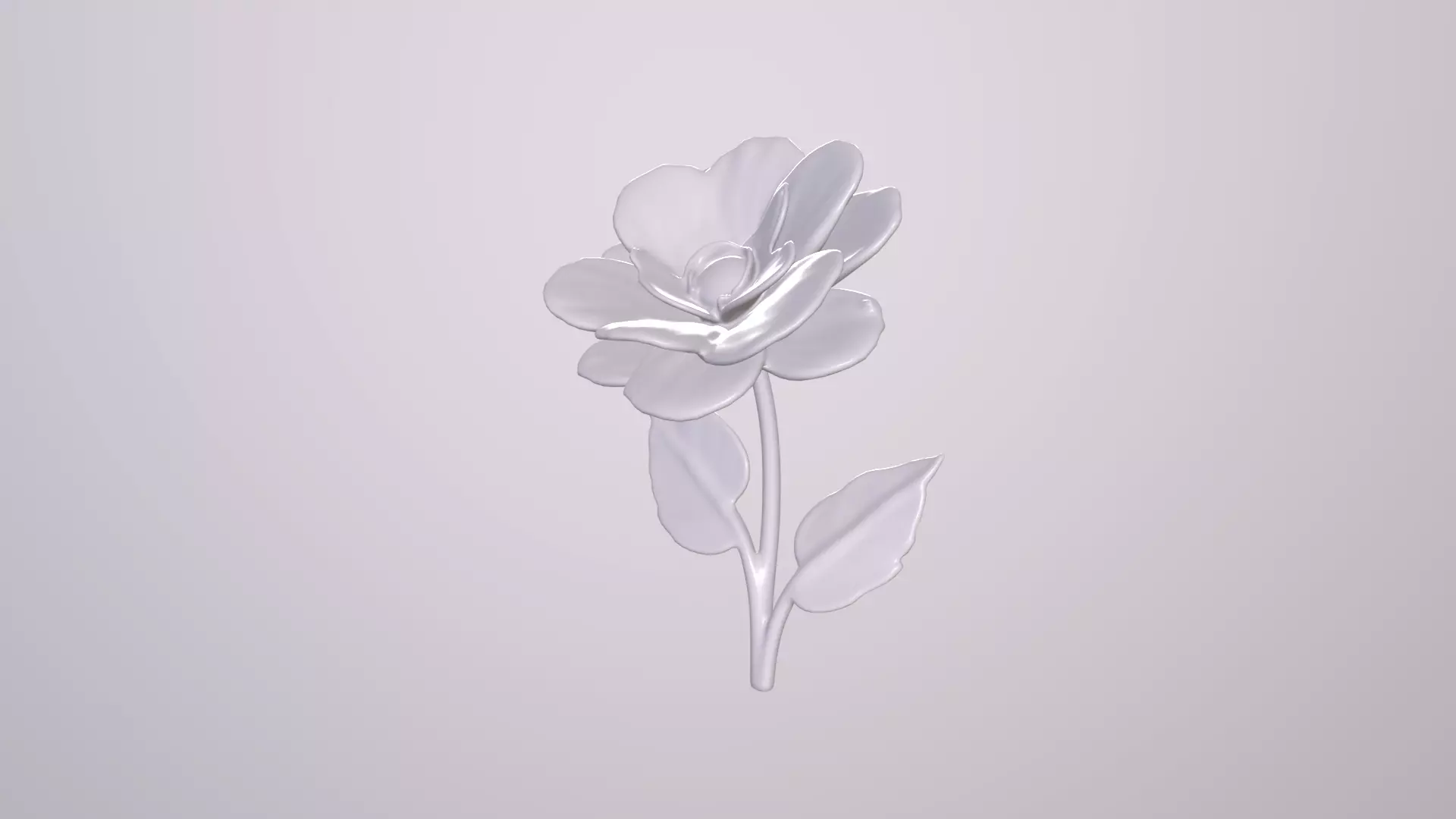 Stylized Flower Bionic Structures Organic Figures 3D print model