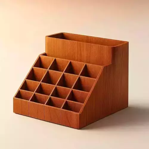 Stepped Organizer with Grid Compartments