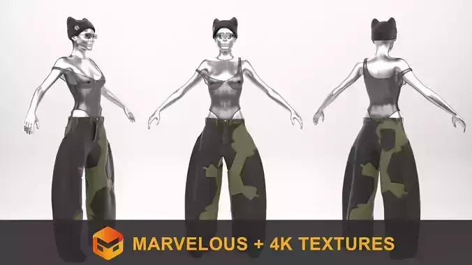 Cross outfit casual woman