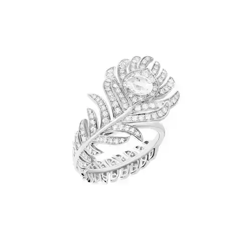BOUCHERON - PLUME DE PAON - RING - MEDIUM