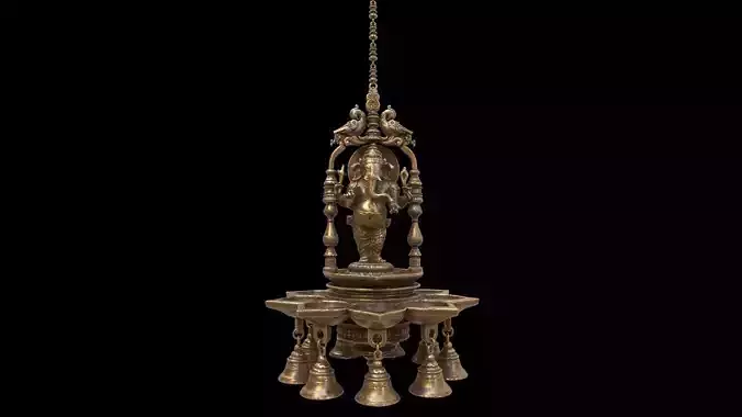 god ganesha oil lamp