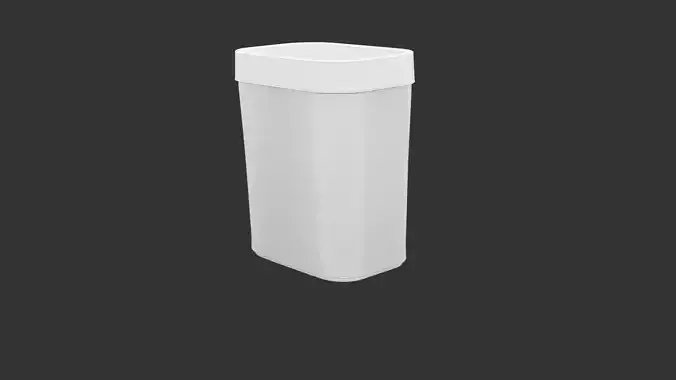 Small Modern Office Trash Bin for 3D print