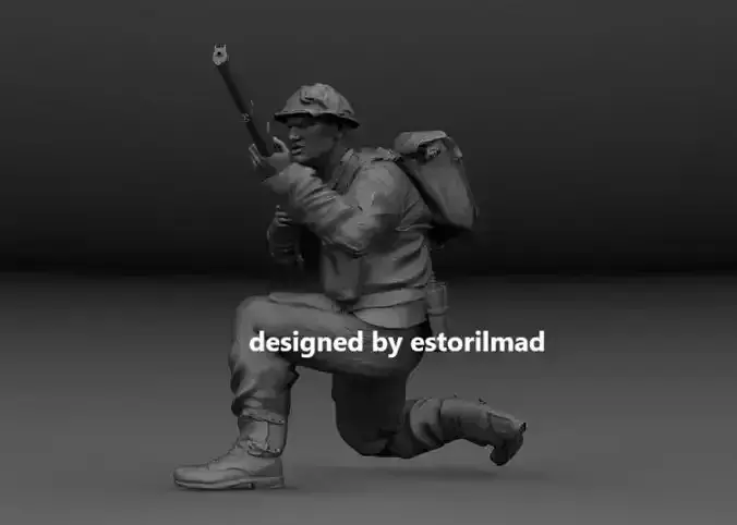 WW2 BRITISH SOLDIER AT MONTE CASSINO V2