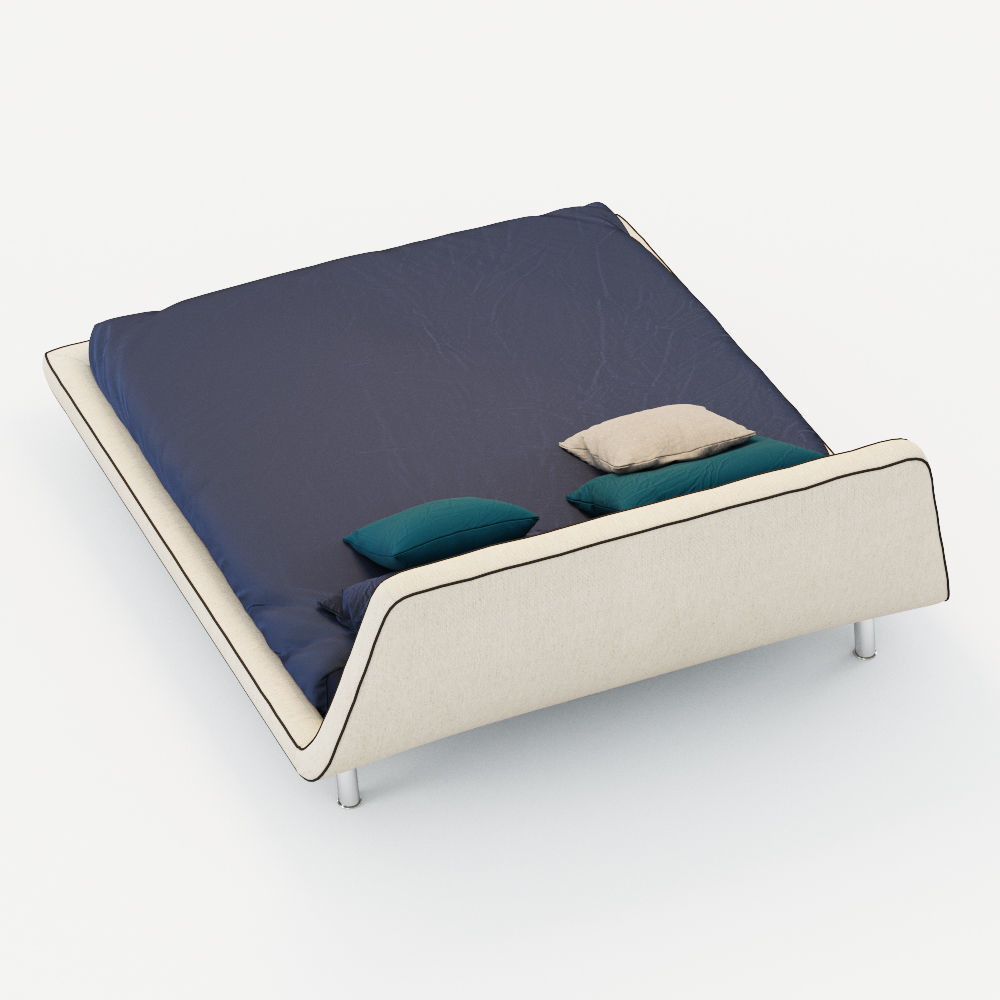 BONALDO JOE SUPER KING SIZE BED 3D model_5