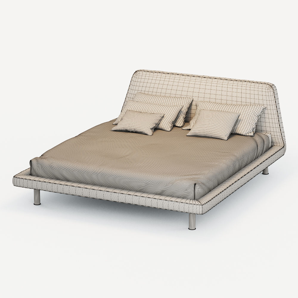BONALDO JOE SUPER KING SIZE BED 3D model_7