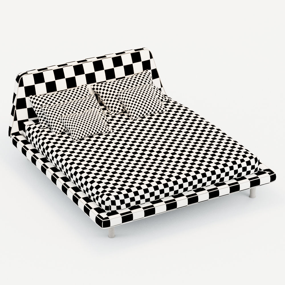 BONALDO JOE SUPER KING SIZE BED 3D model_9