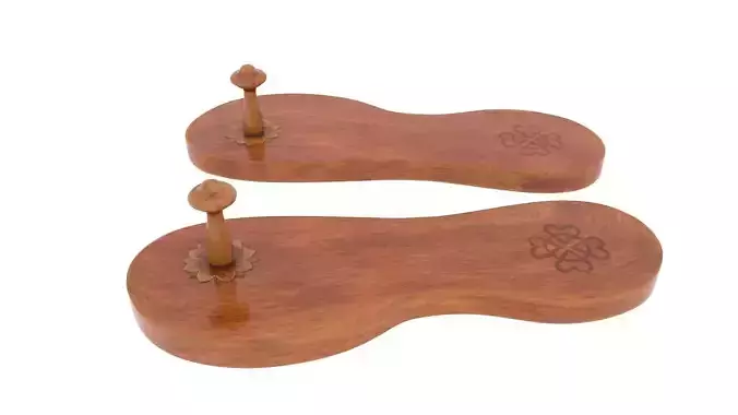 guru wooden cheppal