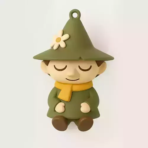 SNUFKIN WITH FLOWER