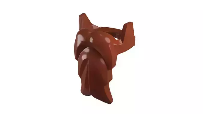 Custom3Dprint Minifigure Accessory - Minifigure Beard S1 - 01