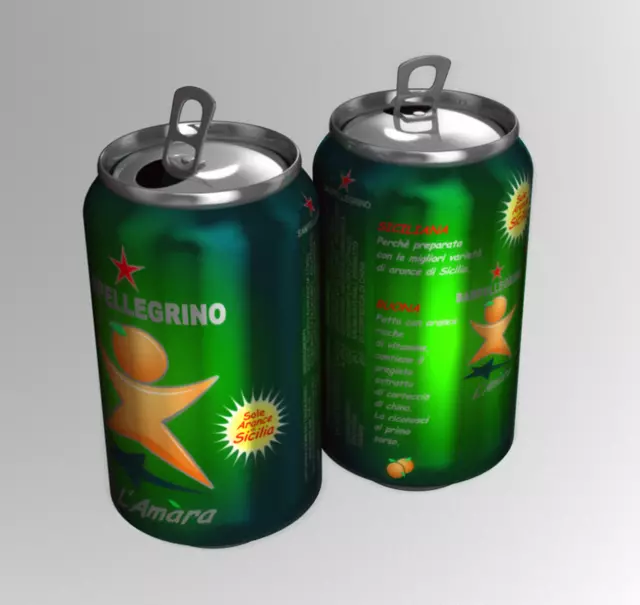 Italian Beverage Can Free 3D model_0