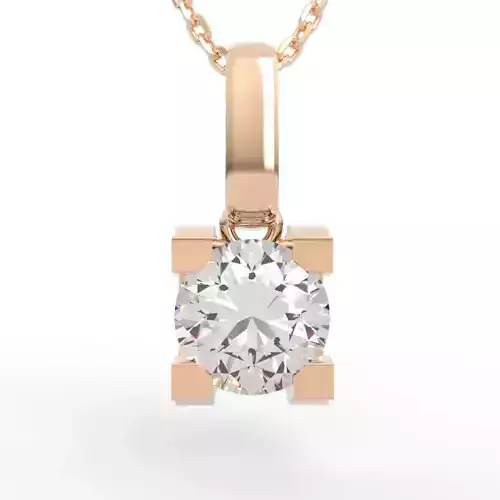 Premium Solitaire Diamond Pendant