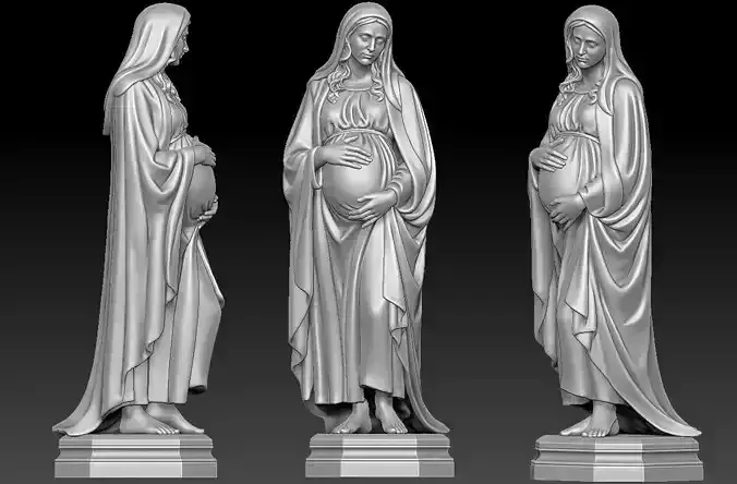 Mary statue